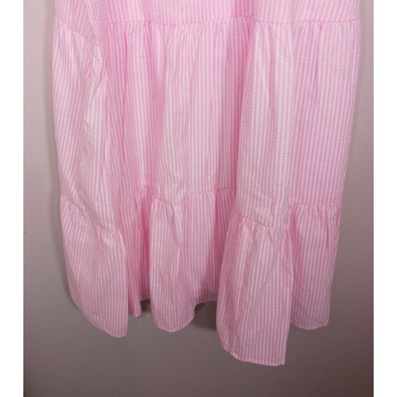 Lilly Pulitzer Women's Britt Seersucker Striped Coastal Beach Dress Size 16 New - Picture 5 of 7